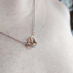 Linked Souls Gold Pendant-The Diamond Setter