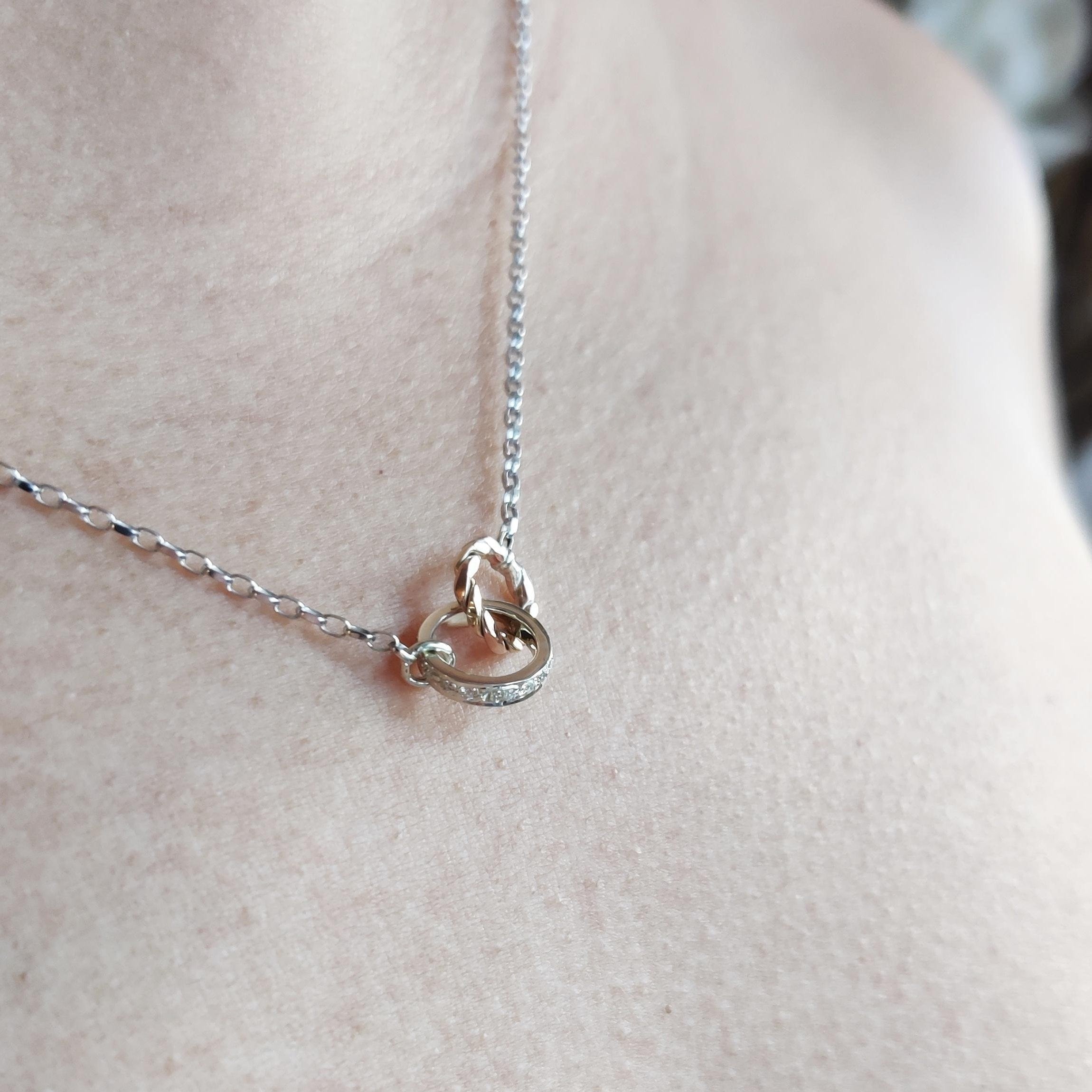 Linked Souls Gold Pendant-The Diamond Setter