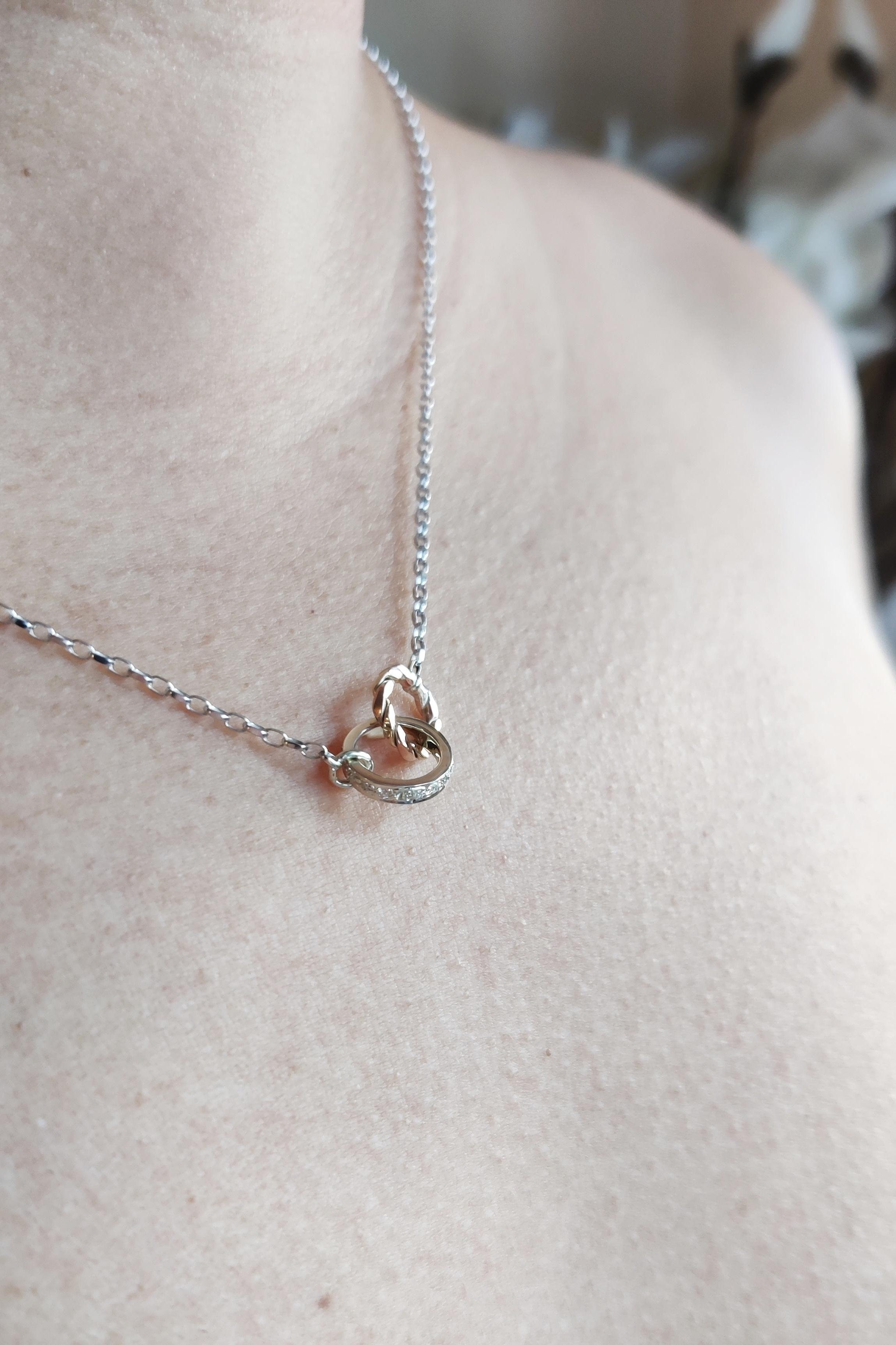 Linked Souls Gold Pendant-The Diamond Setter