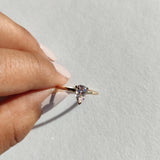Dainty Morganite Ring-The Diamond Setter