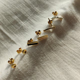 Petite Gold Stud Earrings-The Diamond Setter