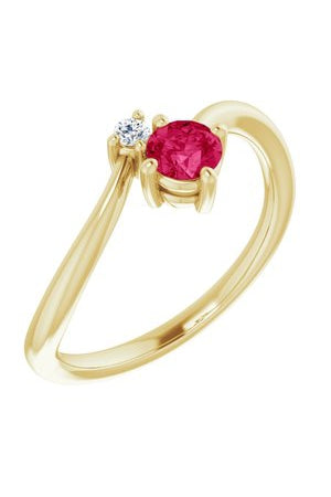 Sapphire and Diamond Petite Ring-The Diamond Setter