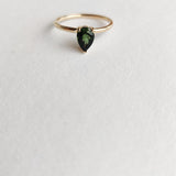 Green Tourmaline Ring-The Diamond Setter
