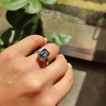 London Blue Topaz Dress Ring-The Diamond Setter