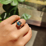 London Blue Topaz Dress Ring-The Diamond Setter