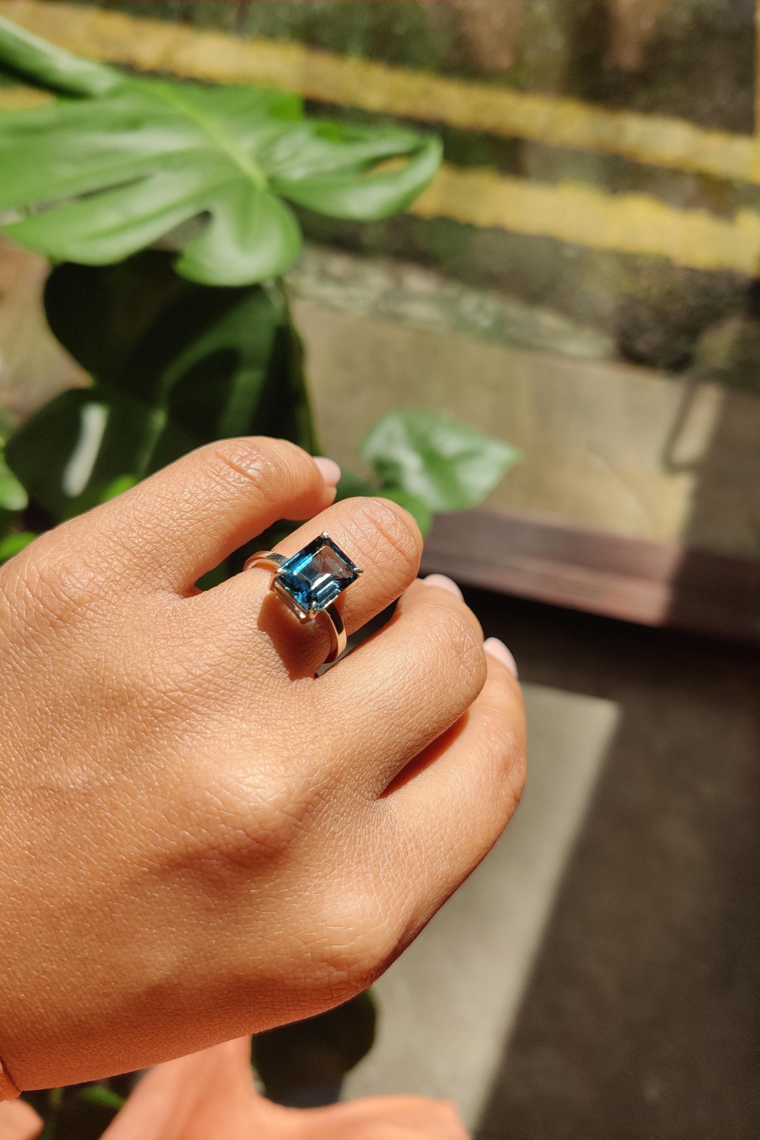 London Blue Topaz Dress Ring-The Diamond Setter