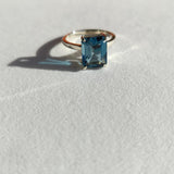 London Blue Topaz Dress Ring-The Diamond Setter