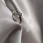 Hex Diamond Engagement Ring-The Diamond Setter