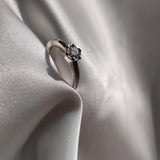 Hex Diamond Engagement Ring-The Diamond Setter
