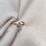 Pear Shape Solitaire Engagement Ring-The Diamond Setter