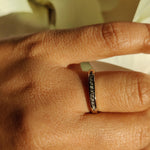 Half Eternity Ring with Channel Set Diamonds-The Diamond Setter