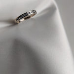 Half Eternity Ring with Channel Set Diamonds-The Diamond Setter
