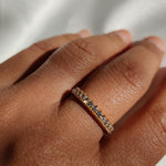 Tiara Ring with diamonds-The Diamond Setter