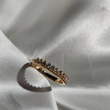 Tiara Ring with diamonds-The Diamond Setter