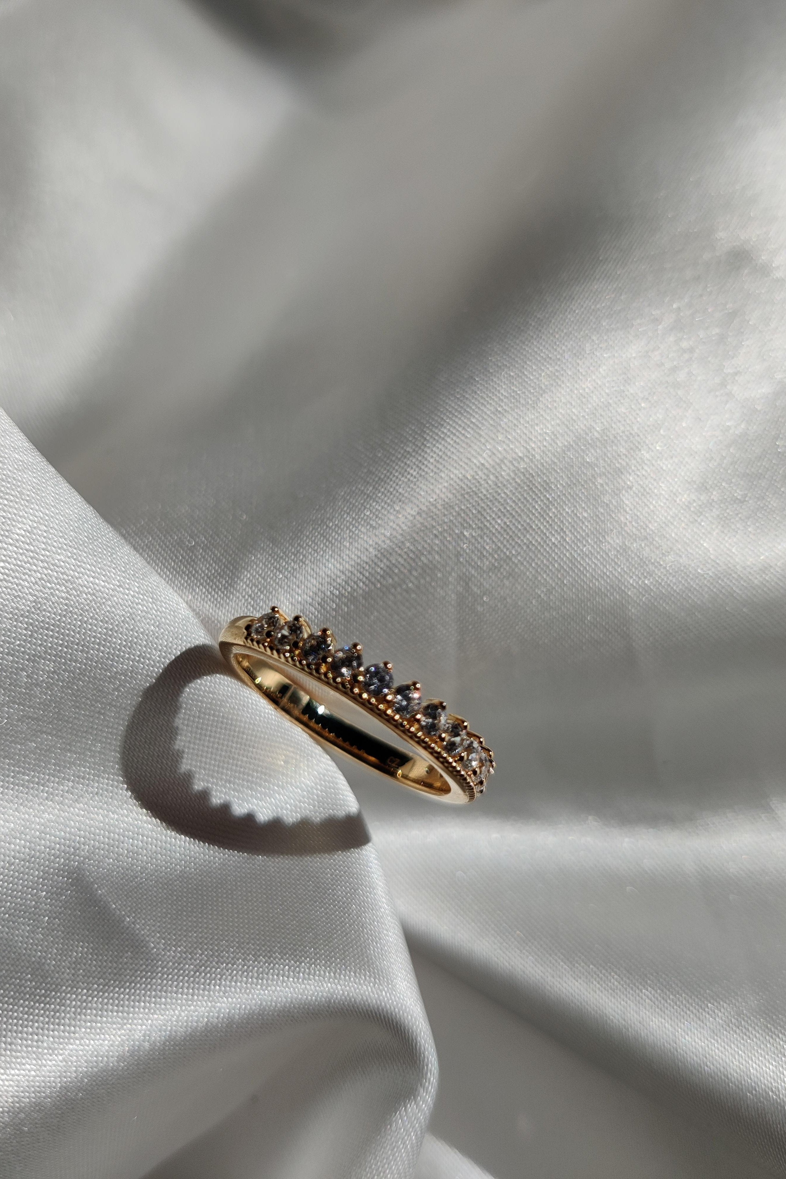 Tiara Ring with diamonds-The Diamond Setter