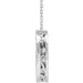 Engravable Scroll Disc Necklace-The Diamond Setter